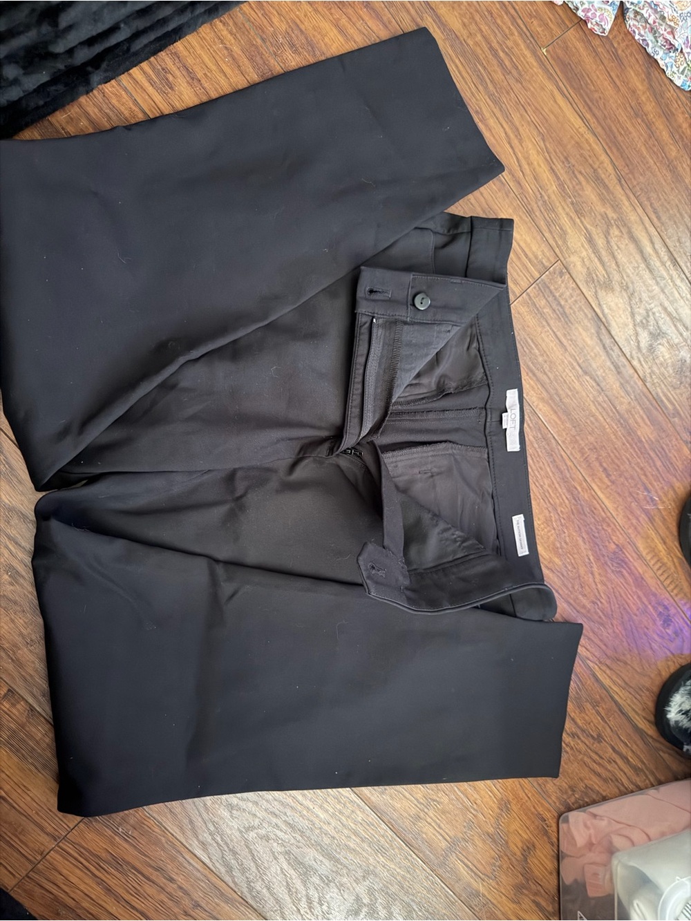 LOFT Black women Dress Pants – Tailored Straight Leg curvy fit